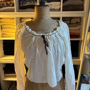 ROUJE WHITE BLOUSE